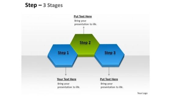 Strategy Diagram Strategy Diagram Step 3 Stages Sales Diagram