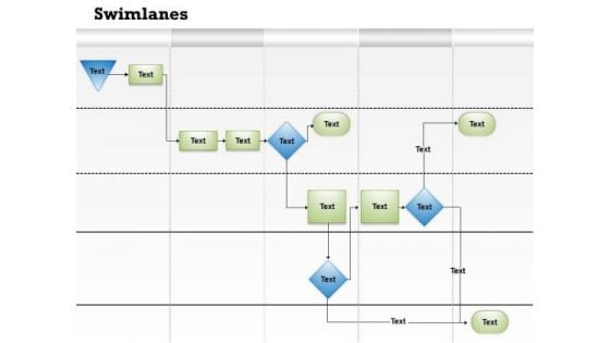 Strategy Diagram Swimlane Information Flow Diagram Consulting Diagram