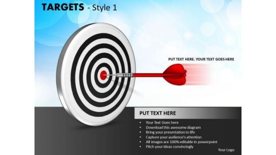 Strategy Diagram Targets Style Sales Diagram