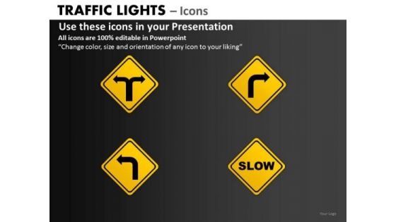 Strategy Diagram Traffic Lights Icons Business Finance Strategy Development