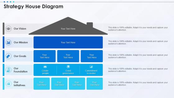 Strategy House Diagram Powerpoint Layout Strategy House Diagram Powerpoint Layout