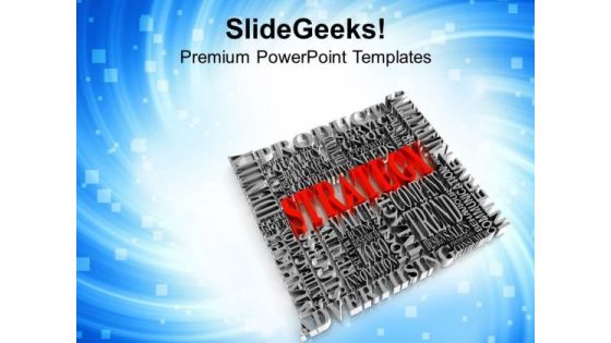 Strategy Includes All Terms Business PowerPoint Templates Ppt Backgrounds For Slides 0413