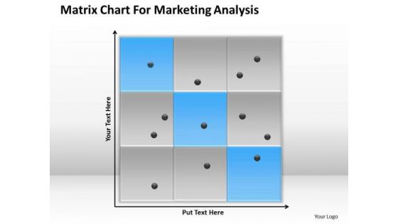 Strategy PowerPoint Template Matrix Chart For Marketing Analysis Ppt Templates