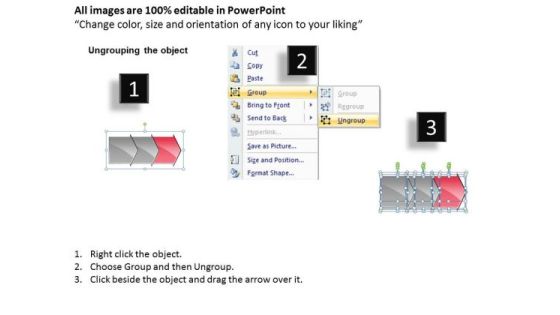Strategy Ppt Arrow Military Decision Making Process Representation Resources 3 Stages 4 Design Slide02