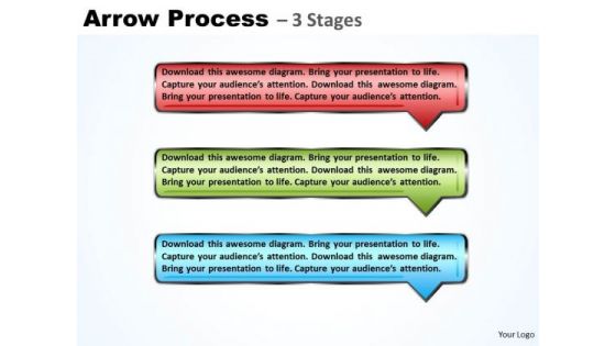 Strategy Ppt Arrow Process Using 3 Rectangles Business Communication PowerPoint 1 Design