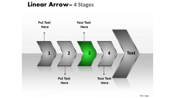 Strategy Ppt Background Ensuing Representation Of 4 Arrows PowerPoint Templates Image