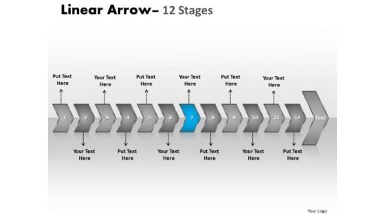 Strategy Ppt Consecutive Representation Of 12 Arrows Communication Skills PowerPoint 8 Graphic