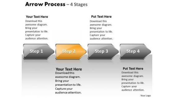 Strategy Ppt Template Arrow Process 4 Stages Style 1 Business PowerPoint 3 Design