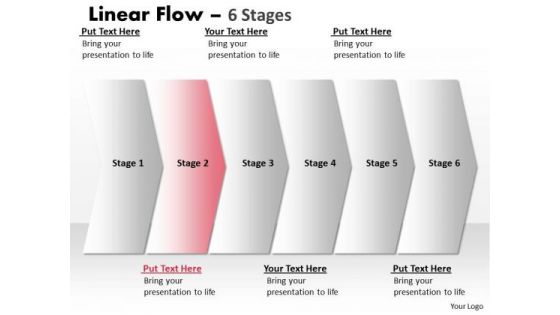 Strategy Ppt Template Straight Demonstration Of 6 Stages Business Plan PowerPoint 3 Graphic