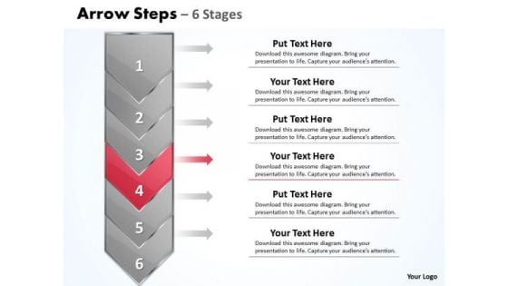 Strategy Ppt Theme Arrow 6 Stages 1 Time Management PowerPoint 5 Image