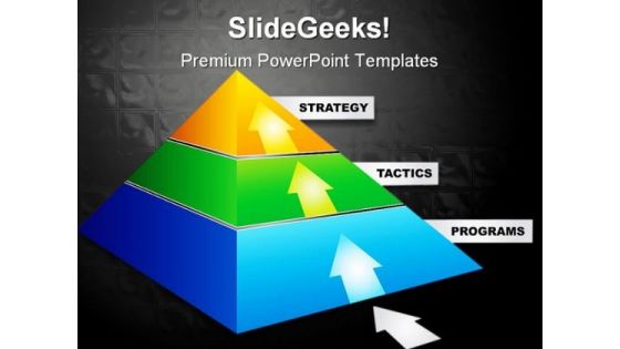 Strategy Pyramid Business PowerPoint Templates And PowerPoint Backgrounds 0211