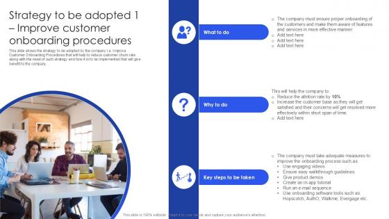 Strategy To Be Adopted 1 Improve Customer Onboarding Procedures PPT Example SS