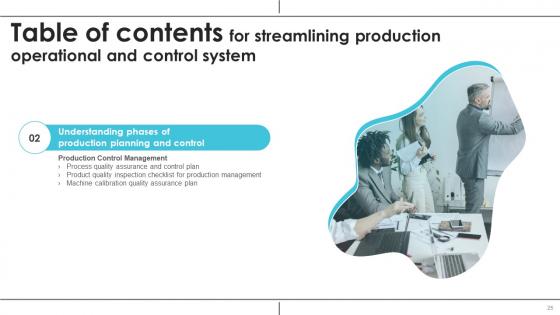 Streamlining Production Operational And Control System Ppt PowerPoint Presentation Complete Deck With Slides
