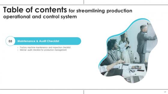 Streamlining Production Operational And Control System Ppt PowerPoint Presentation Complete Deck With Slides