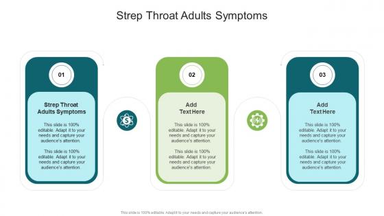 Strep Throat Adults Symptoms In Powerpoint And Google Slides Cpb