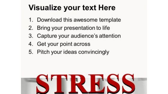 Stress PowerPoint Templates Ppt Backgrounds For Slides 1212