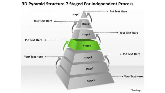 Structre 7 Staged For Independent Process Ppt Business Plan Example PowerPoint Templates