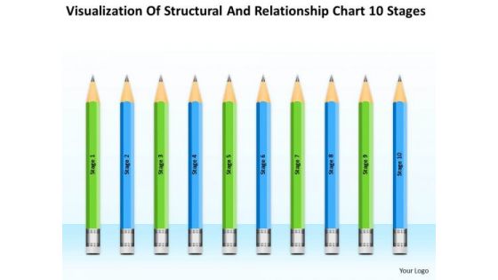 Structural And Relationship Chart 10 Stages Ppt One Page Business Plan PowerPoint Templates