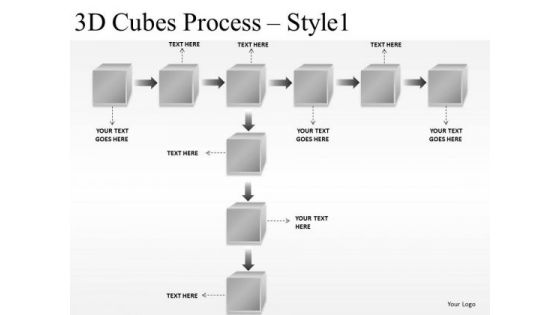 Structure 3d Cubes Process PowerPoint Slides And Ppt Diagram Templates