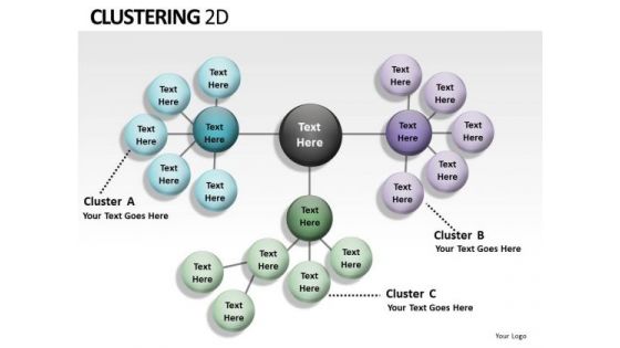 Structure Clustering 2d PowerPoint Slides And Ppt Diagram Templates