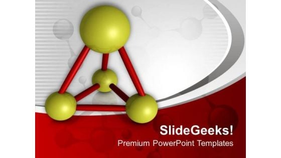 Structure Of Molecules Science Theme PowerPoint Templates Ppt Backgrounds For Slides 0513