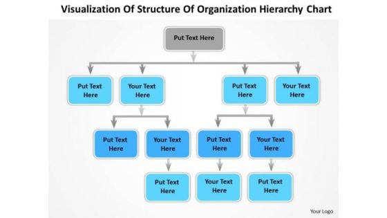 Structure Organization Hierarchy Chart Ppt Standard Business Plan PowerPoint Templates