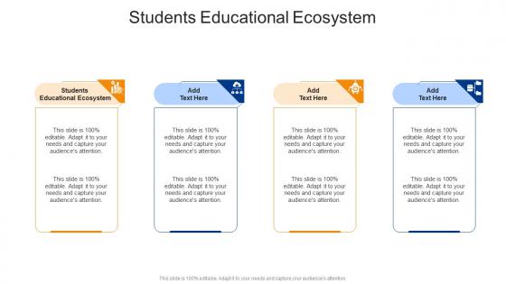 Students Educational Ecosystem In Powerpoint And Google Slides Cpb