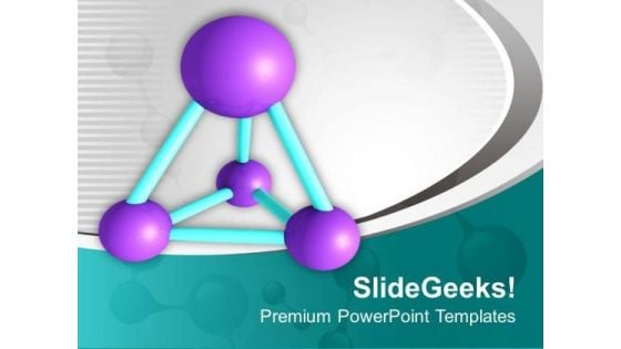 Study The Molecular Structure PowerPoint Templates Ppt Backgrounds For Slides 0513