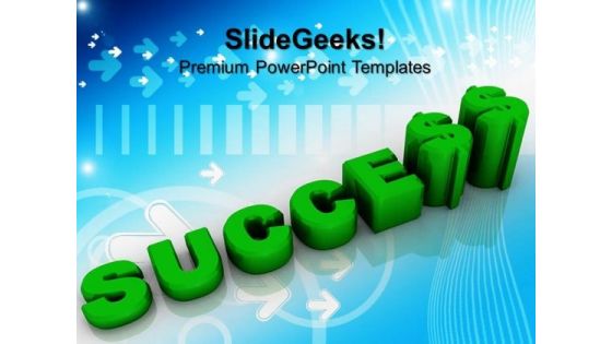 Success Abstract PowerPoint Templates And PowerPoint Themes 0912