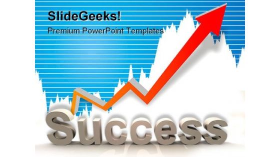 Success Arrow Business PowerPoint Themes And PowerPoint Slides 0511