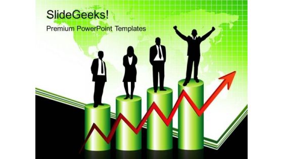 Success Bar Graph Business PowerPoint Templates And PowerPoint Themes 0212