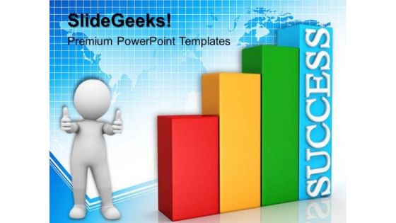 Success Bar Graph Global PowerPoint Templates And PowerPoint Themes 0512