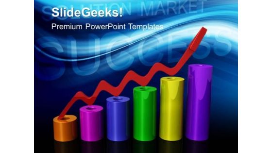 Success Bar Graph Marketing PowerPoint Templates And PowerPoint Themes 0412