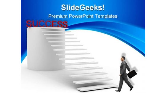 Success Business Leadership PowerPoint Templates And PowerPoint Backgrounds 0811