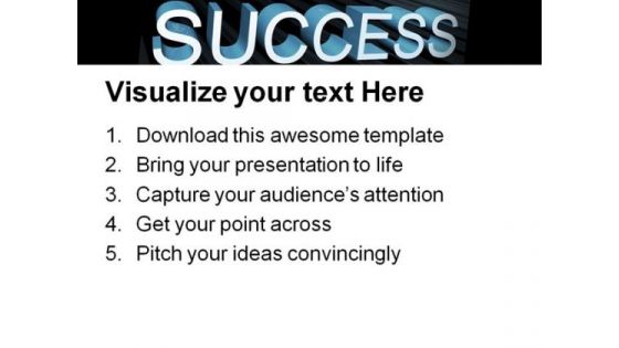 Success Business PowerPoint Templates And PowerPoint Backgrounds 0611