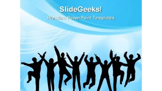 Success Businessteam Business PowerPoint Themes And PowerPoint Slides 0911