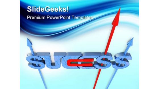 Success Concept Business PowerPoint Templates And PowerPoint Backgrounds 0711