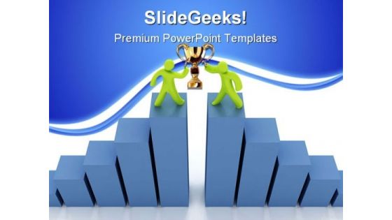 Success Graph Business PowerPoint Themes And PowerPoint Slides 0511