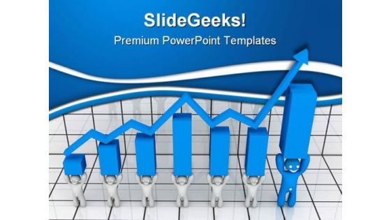Success Graph Team Business PowerPoint Themes And PowerPoint Slides 0811 Success Graph Team Business PowerPoint Themes And PowerPoint Slides 0811