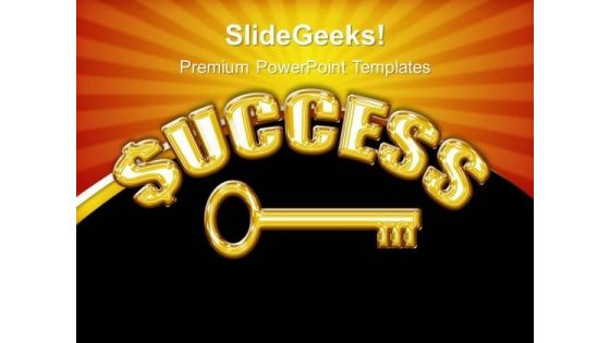 Success Key01 Business PowerPoint Templates And PowerPoint Themes 0312