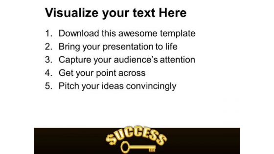 Success Key Business PowerPoint Templates And PowerPoint Themes 0512