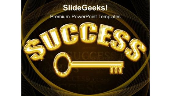 Success Key Business PowerPoint Templates And PowerPoint Themes 0512