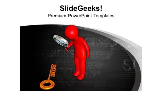 Success Key For Top Position PowerPoint Templates Ppt Backgrounds For Slides 0713 Success Key For Top Position PowerPoint Templates Ppt Backgrounds For Slides 0713
