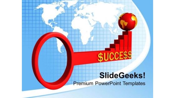 Success Key Global Business Opportunity PowerPoint Templates Ppt Backgrounds For Slides 0313