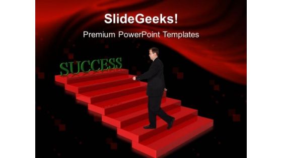 Success Ladder Finance PowerPoint Templates And PowerPoint Themes 0512