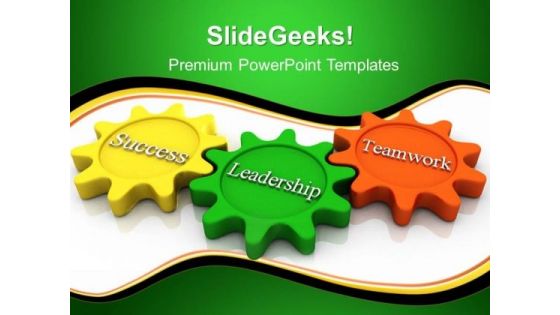 Success Leadership Teamwork PowerPoint Templates And PowerPoint Themes 0412