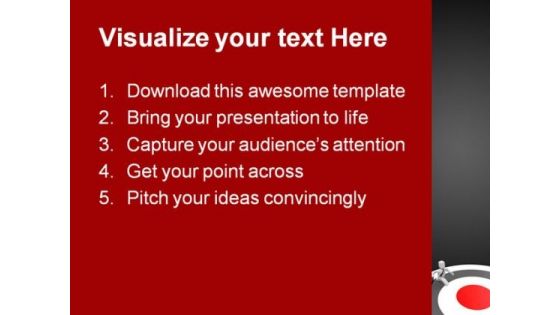 Success Metaphor PowerPoint Themes And PowerPoint Slides 0811