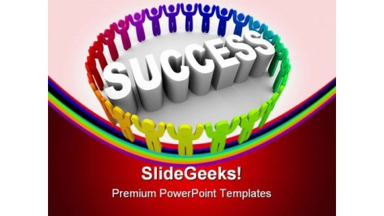 Success People Business PowerPoint Templates And PowerPoint Backgrounds 0811