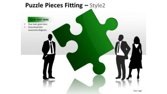 Success People Puzzle Pieces Fitting PowerPoint Slides And Ppt Diagram Templates
