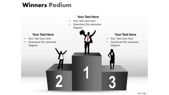 Success People Winners Podium PowerPoint Slides And Ppt Diagram Templates